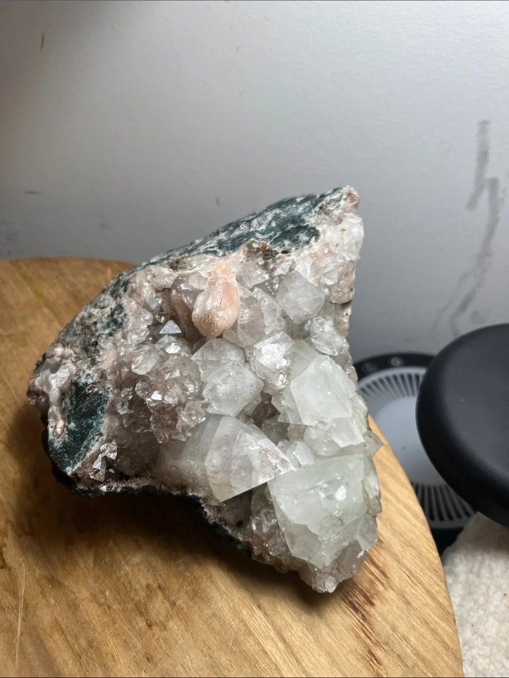 Statement Apophyllite Crystal multicolored w Stillbite inclusions & more 2578g - Picture 8 of 17